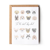 Dog Father'S Day Card, Dog Dad Card, Card From Dog To Dad (Premium Quality, Handmade)