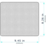 Inspirational Quote Mouse Pad, Stitched Edge Mouse Pad With Stay Positive Work Hard Make It Happen Quote (Vintage Wood)