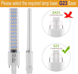 G23 LED Light Bulb 6W 2-Pin PL Replacement for 13W CFL 3 Color Selectable 2 Pack