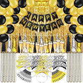 188 Pc 2026 New Year Party Supplies with Balloons Headbands and Decor