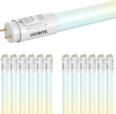 12 Pack 4FT T8 LED Tube Lights 5CCT 12W 15W 18W Ballast Compatible or Bypass Replacement
