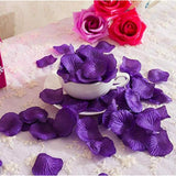 2000 Pcs Artificial Silk Rose Petals, Artificial Flowers For Decoration Wedding Party,Valentine Day, Event,Romantic Night (Violet)