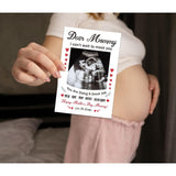 First Mothers Day Card For Mom From Bump Happy 1St Mothers Day Photo Frame Card With Envelope First Mothers Day Pregnancy Gift Card For First Time Mom New Mom Expecting Mom Mother To Be