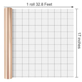 Dark Gold Wrapping Paper Roll - 17 In X 32.8 Ft(46.5 Sq.Ft.) Champagne Gold Gift Wrap With Grid Cutting Lines For Christmas, Wedding, Birthday, Valentines Day, Mothers Day, Baby Shower