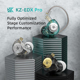 Kz Edx Pro Wired Earbud With Heavy Bass Stereo Hifi Earphone Fit In Ear Suitab