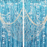 Party Decorations, Natural Fish Net With Fringe Curtain And Bubble Garlands For Nautical Decor Pirate Party Kids Birthday Under The Sea Party Mermaid Decor Room Wall Decor