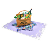 Passover Shopping Pop Up 3D Greeting Cards With Blank Note & Envelope, Ideal Celebration Gift For Friendship, Love, Anniversary, Special Moments, Inspirational, Birthday, Holiday, Party