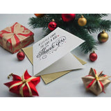 Thank You Card With Envelope Handwritten Appreciation Card - Thank You Note For Teachers, Business, Graduation, Holidays, Christmas A Littlecard To Say A Big Thankyou