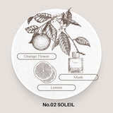 Los Angeles No.02 Soleil – Luxury Scented Candle, Bright & Uplifting, Orange Flower, Lemon, Musk, Natural Coconut Wax, Crystal Clear Glass, Gift For Women, Made In Usa -8.5Oz