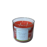 Soy Blend Scented Candle All Scented, 3 Wicks 45/60 Hours Tropical Escape