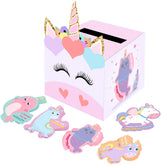 Valentines Day Gifts For Kids - Valentines Day Cards For Kids School - Unicorn Valentine Boxes With 36 Cards For Boys Girls Classroom Exchange Class Gifts Party Favors(32 Valentine'S Card/4 Teacher Card)
