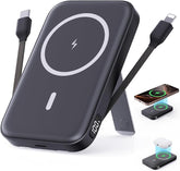 16800mAh Magnetic Power Bank with Built In Cables 5 Output Fast Portable Charger LED Display