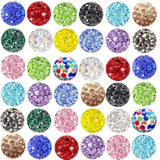 100PCS 10mm Sparkly Rhinestone Beads for Jewelry, Pens, and Crafting