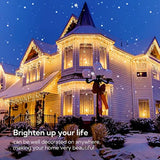 33Ft 360L Led Christmas Icicle Lights Outdoor Waterproof,8 Modes Plug In Curtain String Lights With 60 Drops,Christmas L