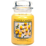 Fresh Lemon Large Apothecary Jar, Scented Candle, Yellow, 21.25 Oz.