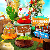 12 Gone Fishing Party Centerpieces β 3D Table Decor for Birthday or Summer Celebration