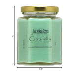 Citronella Scented Blended Soy Candle For Indoor Use By (Citronella)