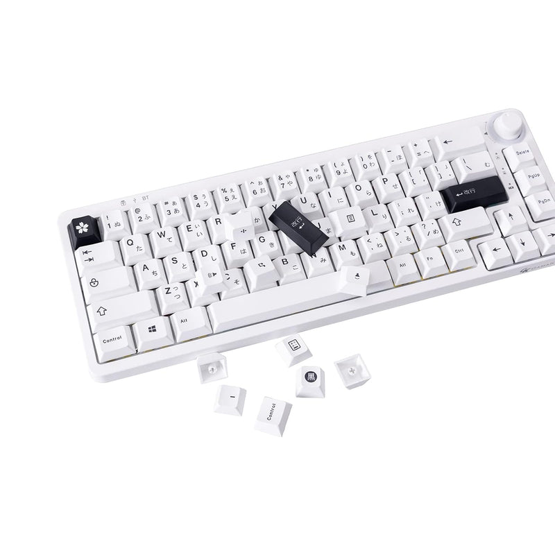 Japanese Keycaps 129 Keys Cherry Profile Pbt Dye-Sub Keycap Set Suitable For L