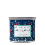 Anchors Aweigh Luminary 3-Wick Glass Bowl, Scented Candle, 14 Oz.