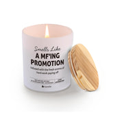 Smells Like A Mf’Ing Promotion Congratulations Gifts On New Job Promotion Gifts For Coworkers Friends Scented Candle Home Office Jar Candle Sage Floral Lavender Scent Soy Wax 9.5 Oz