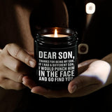 Son Gifts From Mom Dad, Birthday Gifts Ideas For Son Adult, Cool Fathers Christmas Valentines Graduation Wedding Gift For Sons - Sandalwood Scented Candles For Men