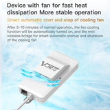 Vap11Ac 2.4G+5G Wifi Bridge/Wireless Repeater/Wired To Wifi Adapter 1200Mbps With Rj45 Ethernet Cable Good Partner For Security System, Ip Device
