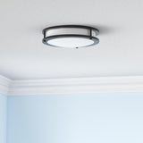 2 Pack 13 Inch Oil Rubbed Bronze LED Ceiling Lights 5CCT Dimmable Flush Mount Fixtures