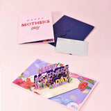 Pop Up Mothers Day Card, Happy Mother'S Day Gift 3D Pop Up Card For Mom Wife Grandma