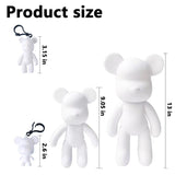 Diy Fluid Bear + Keychain Creativity Paints Set For Home Decoration (Blank Mold 9+13Inch)