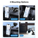 Car Drive Smarter - 15W Fast Charging Phone Holder 15W Fast Charging Phone Holder for 15/14/13/12/11 Pro Max, Samsung S23/S22/S21/S20 Note 20, Google Pixel, LG, Black