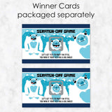 Big Dot of Happiness Yeti to Party - Abominable Snowman Party or Birthday Party Game Scratch Off Cards - 22 Count