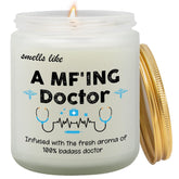 Doctor Candle, Gifts For Doctors, Med Student Gift, Medical School Graduation Present, Future Doctor Appreciation Gifts Candles For Men Women Friend, Funny Dr Student Gift