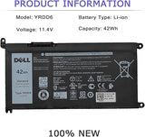Dell YRDD6 1VX1H 42Wh 3-Cell Battery for Inspiron Vostro Series