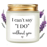 Bridesmaid Gifts Scented Candle Lavender - Funny Matron Of Honor Gifts For Bridesmaids Matron Of Honor Proposal Gift Maid Of Honour Proposal Gift Soy Candle 4Oz