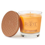 Root Candles Scented Candles Honeycomb Beeswax Blend Premium Handcrafted Candle, Small Veriglass, Tangerine Lemongrass