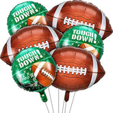 26 & 18 Inch Football Balloons Set for Sports Party, Game Day, Birthday (6 Pcs)