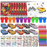 72 Pcs Race Car Coloring Book Bulk,Checkered Flags Racing Party Favors Goodie Bags Fillers, Let'S Go Racing Birthday Party Supplies Classroom Reward Prizes Pinata Gift For Race Fans
