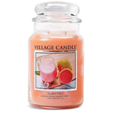 Guava Citrus, Large Glass Apothecary, Jar Scented Candle, 21.25Oz