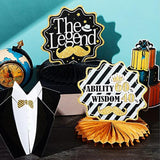10 Pieces The Man The Myth The Legend Centerpiece Birthday Decorations