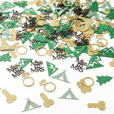 300 Pc Camp Bachelorette Table Confetti Gold Glitter Miss To Mrs & Tent Decor