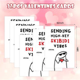 32Pcs Valentines Day Cards For Kids Child School, Slang Valentines Cards,Funny Pookie Bussin Valentine Cards For Teen Slang Teenager, Valentine‘S Day Gifts For Boys, Girls, Valentine Classroom Exchange Gifts