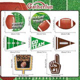 30 Pieces Football Party Decorations Football Hanging Swirl For Football Birthday Party Football Game Day Tailgate Party Supplies