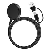 2 in 1 USB C A Samsung Galaxy Watch Charger Magnetic Wireless Cable 3.3FT