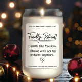 Retirement Candle - Funny Retirement Gift For Woman - Retired Gift Idea For Mom, Nurse, Teacher, Coworker & Friends - Scented Candle
