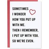 Funny Valentines Day Card For Him, Mens Valentine Gifts, Valentine'S Day Cards For Her, Valentines Days Card For Husband, Valentine Days Gifts For Him, Her