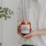 Book Lover Candle, Gifts For Readers, College,Bookworm, Librarian, Readers, Author,Book Lovers Candle For Women And Men,Sandalwood & Rose Scented,Natural Soy Wax,7Oz