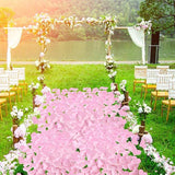 100 Pcs Love Heart Shaped Sponge Petals Handmade Diy Petal Birthday Table Wedding Party Supplies Decoration (Pink)