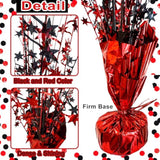 6 Pack 2026 Graduation Table Centerpieces Red Black Party Decor