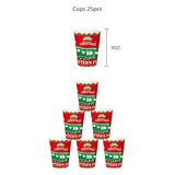 Christmas Vacation Decorations Set Serves 16, Christ Mas Holiday Plates Cups, National Christmas Party Decorations, Xmas Vacation Party Decorations, Bdtz Funny Holiday Supplies