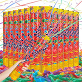 Confetti Cannon 12Inch Multicolor Confetti Popper Party Streamer Biodegradable 12Pack Party Popper Streamer Shooters For Weddings Birthdays Graduations Baby Showers Christmas New Year Celebrations